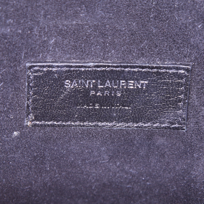 Borsa Saint Laurent Sac de jour Baby in pitone nero - Detail D4