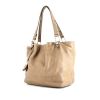 Tod's shopping bag in beige grained leather - 00pp thumbnail