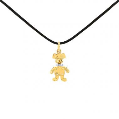 Pendentif Pomellato Pantin Roi en or jaune,  or blanc et diamants