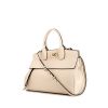 Salvatore Ferragamo handbag in white grained leather - 00pp thumbnail
