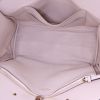 Salvatore Ferragamo handbag in white grained leather - Detail D3 thumbnail