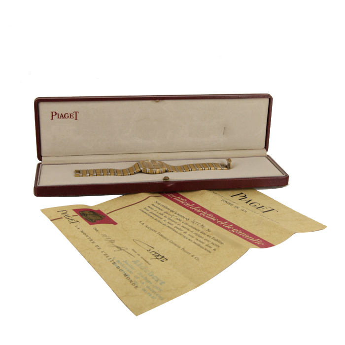 Piaget Polo Vintage watch in yellow gold and white gold Ref:  761C 701 Circa  1981