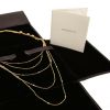 Boucheron Quatre Radiant Edition long necklace in yellow gold,  white gold and diamonds - Detail D2 thumbnail