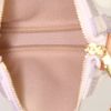 Pochette Louis Vuitton Pochette accessoires en toile damier azur et cuir naturel - Detail D2 thumbnail