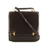 Bolso de mano Hermès Vintage en cuero box marrón - 360 thumbnail