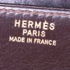 Bolso de mano Hermès Vintage en cuero box marrón - Detail D4 thumbnail