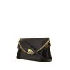 Givenchy GV3 handbag in black leather and black suede - 00pp thumbnail