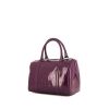 Dior Bowling handbag in purple monogram patent leather - 00pp thumbnail