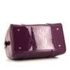 Bolso de mano Dior Bowling en charol Monogram violeta - Detail D4 thumbnail