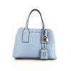 Marc Jacobs handbag in blue grained leather - 360 thumbnail