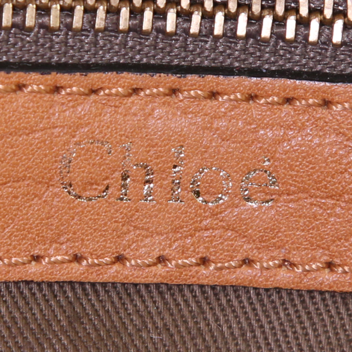 Borsa Chloé Sally in pelle gold - Detail D4