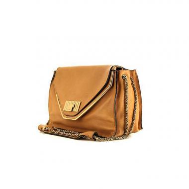 Bolso de mano Chloé Sally en cuero color oro