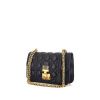 Dior Dioraddict handbag in blue leather cannage - 00pp thumbnail