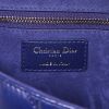 Bolso de mano Dior Dioraddict en cuero cannage azul - Detail D4 thumbnail