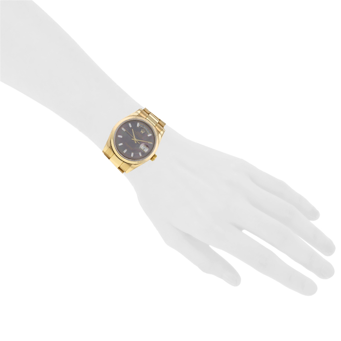 Orologio Rolex Day-Date in oro giallo Ref :  118208 Circa  2000 - Detail D1