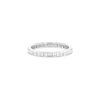 Fred wedding ring in platinium and diamonds, size 56 - 00pp thumbnail