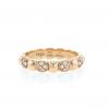 Fred Pain de Sucre Celebration ring in pink gold and diamonds - 360 thumbnail