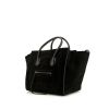 Shopping bag Céline Phantom in camoscio e pelle nera - 00pp thumbnail