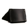 Céline Phantom shopping bag in suede and black leather - Detail D4 thumbnail