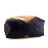 Shopping bag Celine Cabas modello grande in pelle marrone e blu - Detail D4 thumbnail
