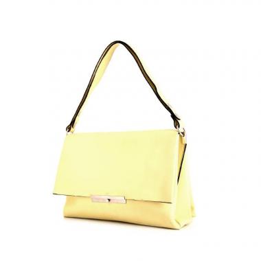 Celine Blade handbag in beige leather