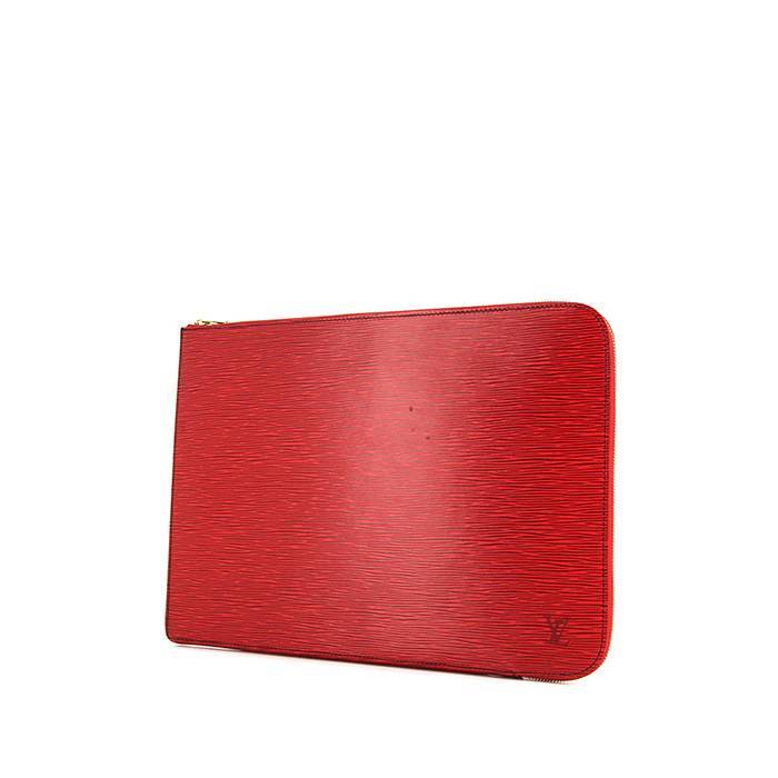 Pochette Louis Vuitton en cuir épi rouge - 00pp