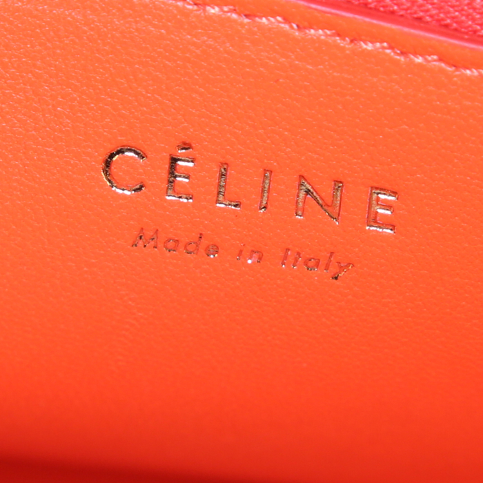 Celine briefcase in orange python - Detail D3