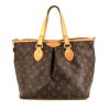 Louis Vuitton Palermo handbag in brown monogram canvas and natural leather - 360 thumbnail