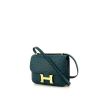 Hermes Constance handbag in blue Cobalt ostrich leather - 00pp thumbnail