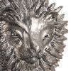 Jean Marais, "Head of a Lion" sculpture in black enamelled ceramic, signed - Detail D1 thumbnail