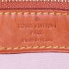Borsa Louis Vuitton Batignolles in tela monogram marrone con decoro floreale e pelle naturale - Detail D3 thumbnail