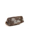 Bolso de mano Louis Vuitton Batignolles en lona Monogram marrón y cuero natural - Detail D4 thumbnail