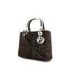 Dior Lady Dior medium model handbag in brown foal - 00pp thumbnail