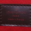 Louis Vuitton Sac Plat shopping bag in ebene damier canvas and brown leather - Detail D3 thumbnail
