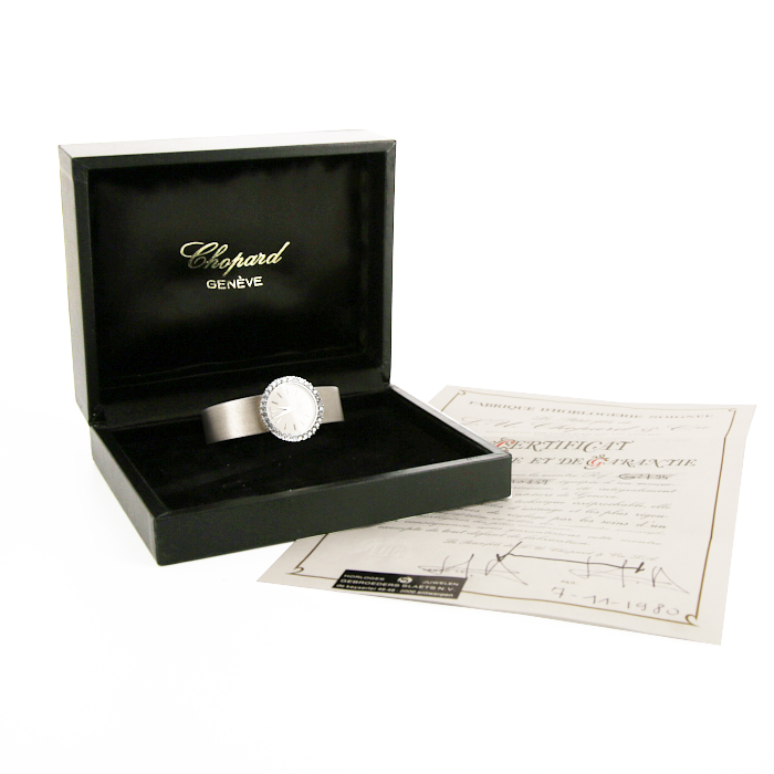 Montre Chopard en or blanc Ref :  810 Vers  1980 - Detail D2