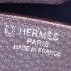 Borsa Hermes Birkin 35 cm in pelle togo grigia stagna e blu elettrico - Detail D3 thumbnail