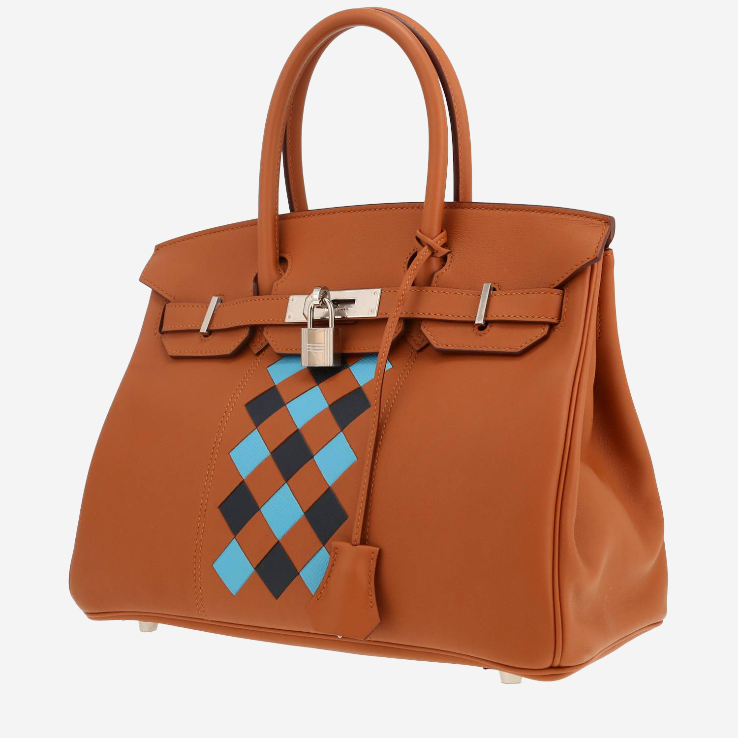 Hermès Birkin 30 cm handbag in gold Swift leather