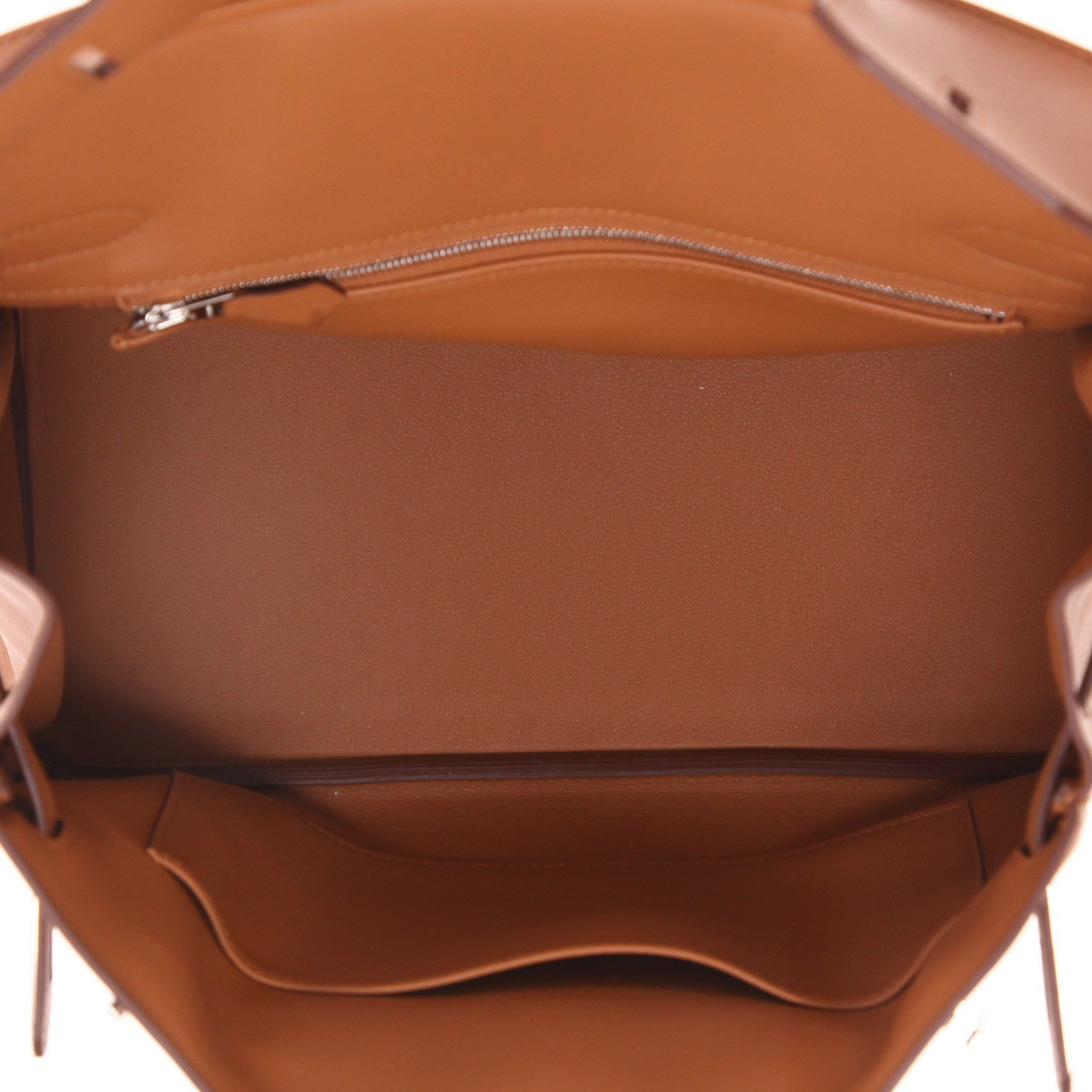 Hermès  Birkin 30 cm handbag  in gold Swift leather - Detail D3