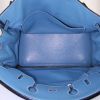 Hermes Birkin 35 cm handbag in blue jean leather taurillon clémence - Detail D2 thumbnail