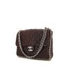 Chanel handbag in brown quilted leather - 00pp thumbnail