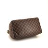 Louis Vuitton Speedy 30 handbag in ebene damier canvas and brown leather - Detail D5 thumbnail
