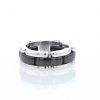 Flexible Chanel Ultra small model ring in white gold and ceramic - 360 thumbnail