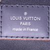 Zaino Louis Vuitton in tela a scacchi grigio Graphite e pelle nera - Detail D3 thumbnail