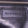 Bolso de mano Burberry en lona Haymarket beige y cuero negro - Detail D3 thumbnail