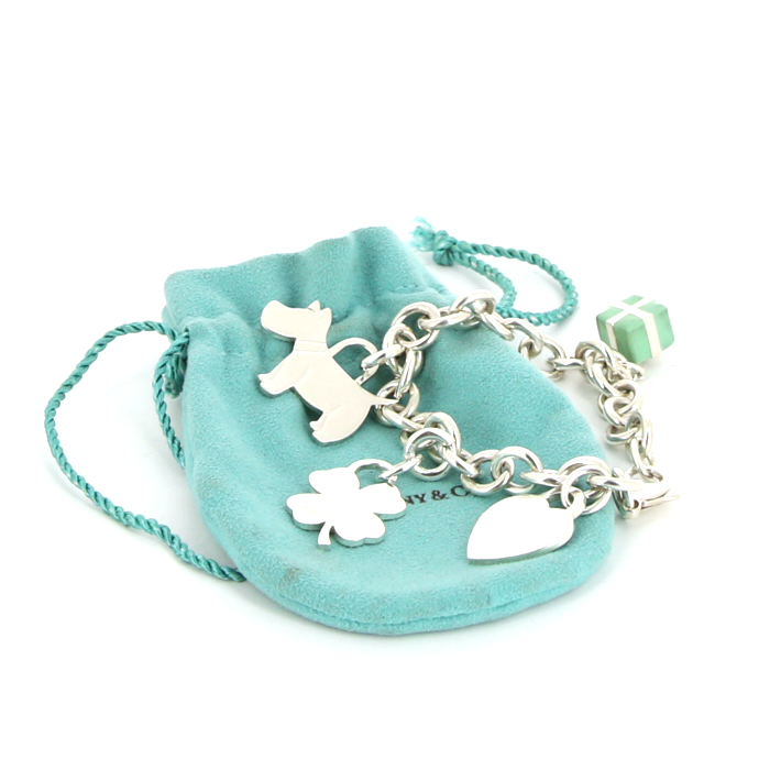 Bracelet Tiffany & Co Return To Tiffany en argent et émail turquoise - Detail D2
