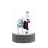 Palla di neve Dior in resina grigia e plexiglas trasparente - 00pp thumbnail