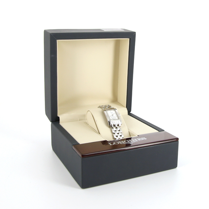 Montre Longines en acier Ref :  L5.155.4 Vers  1990 - Detail D2