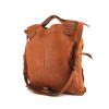 Jerome Dreyfuss shopping bag in brown leather - 00pp thumbnail
