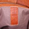 Jerome Dreyfuss shopping bag in brown leather - Detail D4 thumbnail