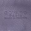 Goyard Voltaire shopping bag in grey Goyard canvas and grey leather - Detail D3 thumbnail